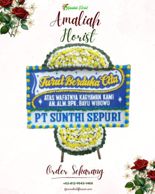 Papan Bunga Duka di Noborejo